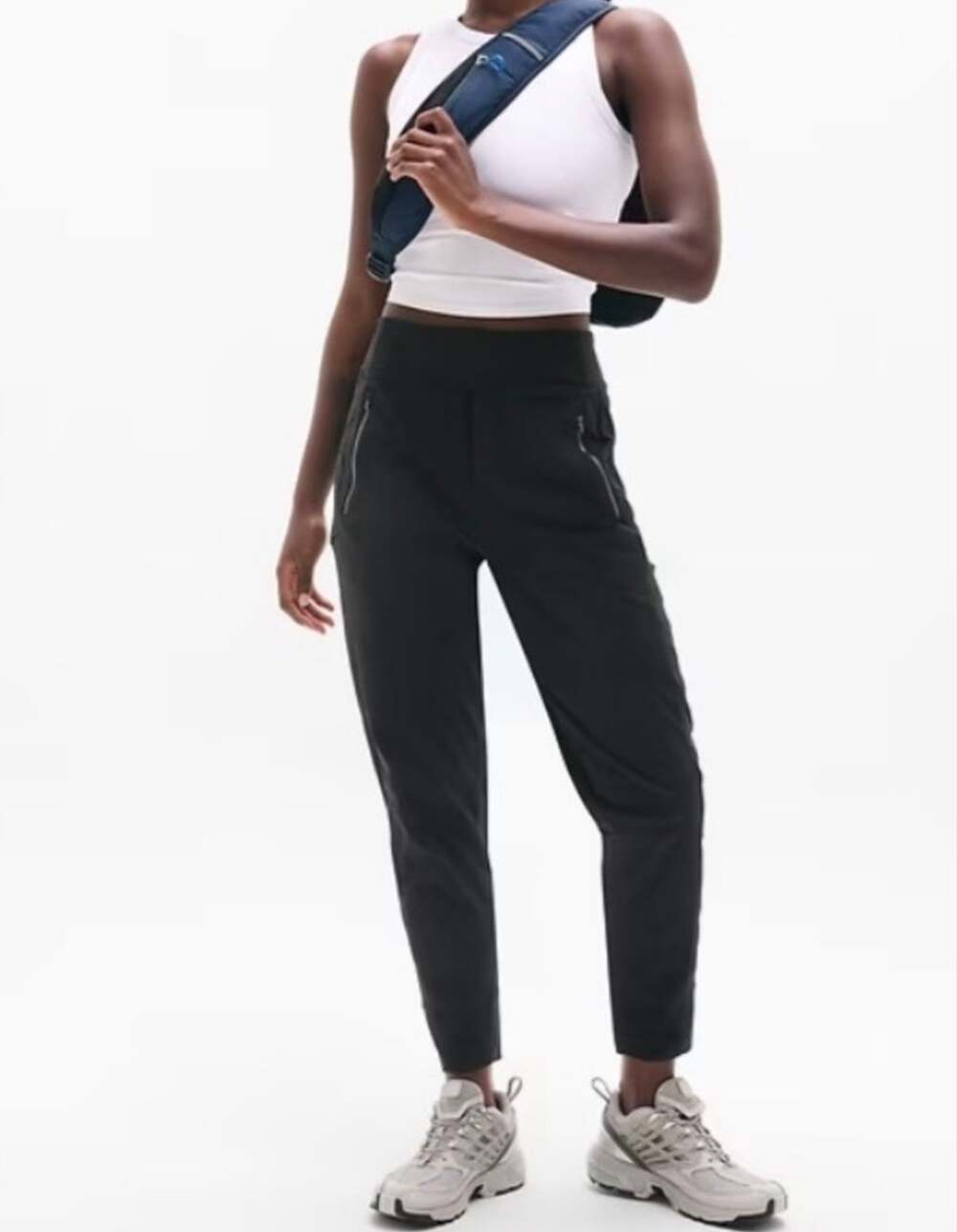 Athleta Trekkie North High-Rise Joggers In Black - Womens Size 2P *EUC 533655